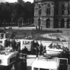 Dworzec autobusowy miasta Krakowa na Placu Św. Ducha - lata 30-te XX wieku (nieistniejący)