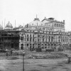 Gmach Teatru Miejskiego zwanego im. J. Słowackiego w trakcie budowy wg. proj. J. Zawiejskiego lata 1888-1893
